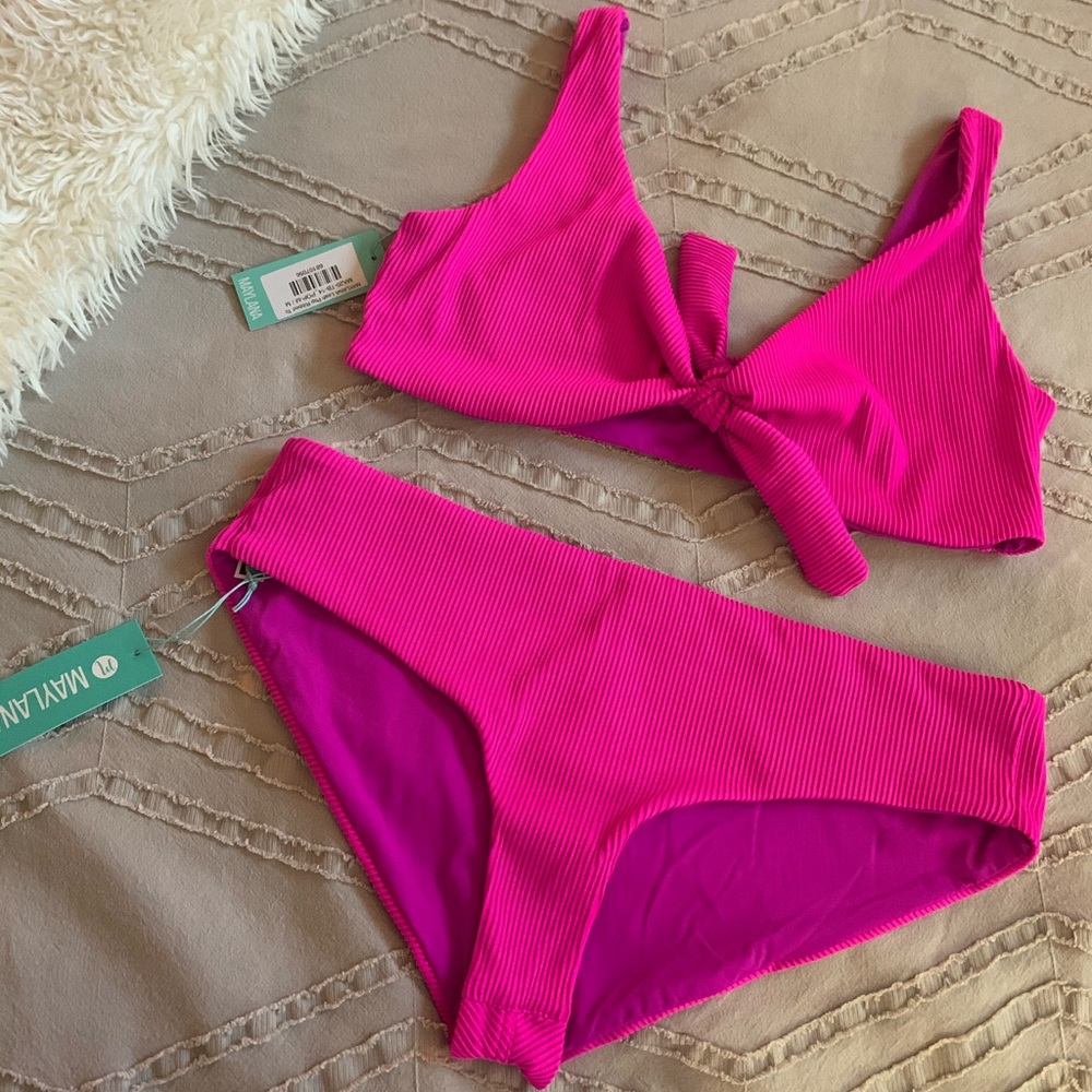 Maylana Pop Ribbed Bikini